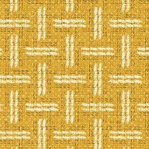 Basket Weave - Goldenrod - LG Scale  