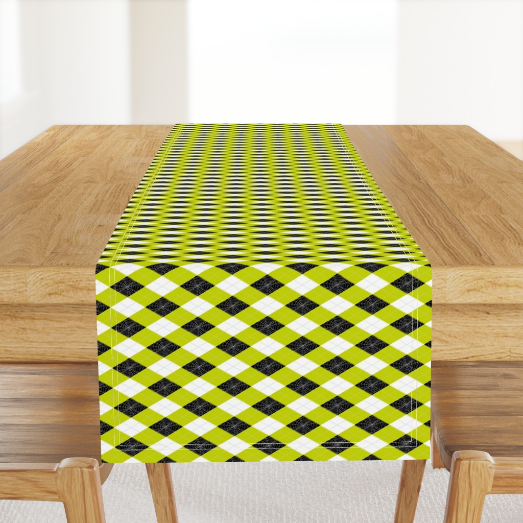 Spiderweb Argyle - Green