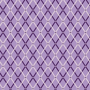 Trellis-Purple 6x9"