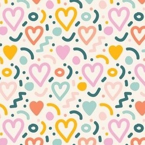 Valentines Quirky Love Multi Colours