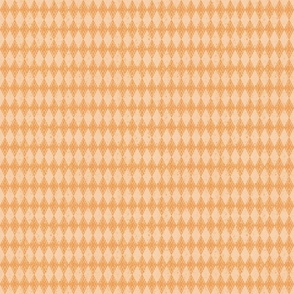Vintage Orange Harlequin Pattern