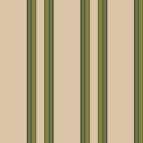 AWNING STRIPE SMALL - APPLE ORCHARD COLLECTION (ECRU)