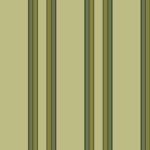 AWNING STRIPE SMALL - APPLE ORCHARD COLLECTION (GREEN)