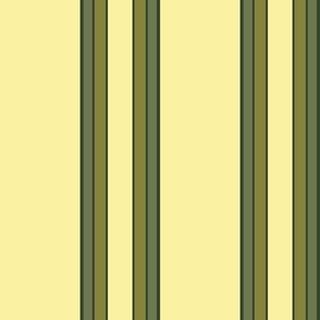 AWNING STRIPE LARGE - APPLE ORCHARD COLLECTION (YELLOW)