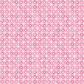 botanical quatrefoil in bubblegum pink by rysunki_malunki