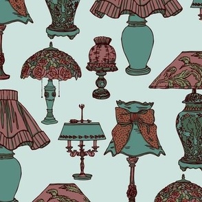 Lamps vintage collection celadon 