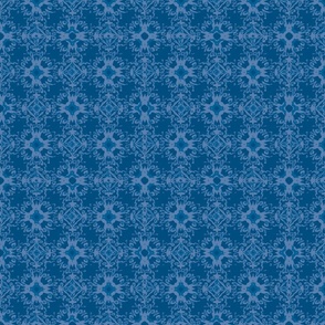blue tiling ornament by rysunki_malunki