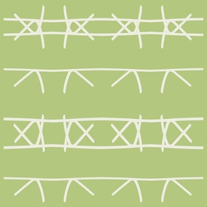 Green Tribal Pattern 3