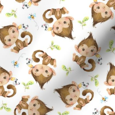Monkeys – Little Jungle Animal, Safari Nursery