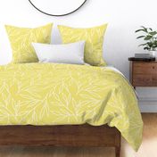 Ellie Botanical - 1762 jumbo // pastel lemony yellow