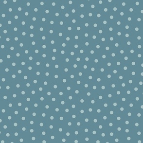 Blue Tonal Scattered Polka Dots 12 inch