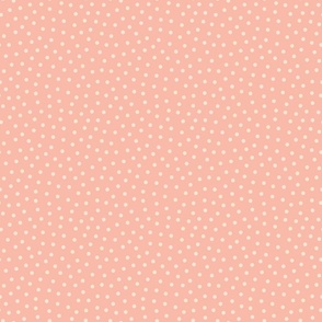 Tonal Pink Scattered Polka Dots 6 inch