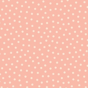 Tonal Pink Scattered Polka Dots 12 inch