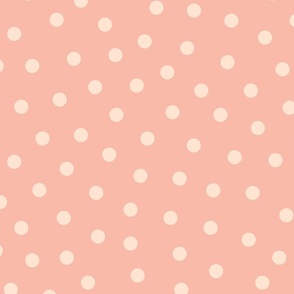 Tonal Pink Scattered Polka Dots 24 inch