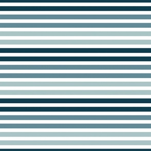 Blue Tonal Stripes 12 inch