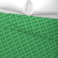 St Patricks Day, Dog Fabric, Pet Me I'm Irish, Saint Patrick's Day Fabric - Dog Fabric - Clover - Green and White