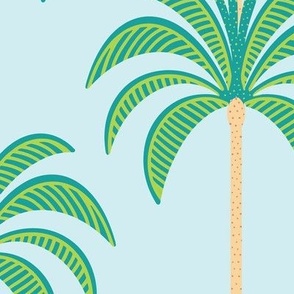 Jumbo - Palm tree Californian pattern design 