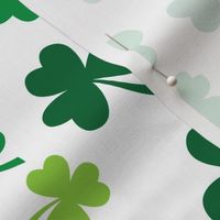 St Patricks Day Shamrocks, Saint Patrick's Day Fabric - Dog Fabric - Clover