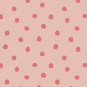 Birthday Dot Pink - 1/2  inch