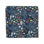 Penny Wong choose politics floral fabric navy