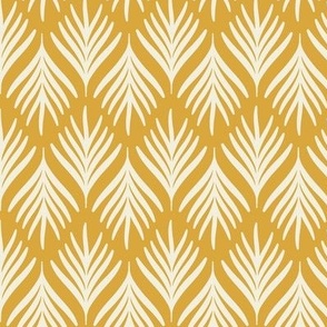 Palm leaf yellow /small