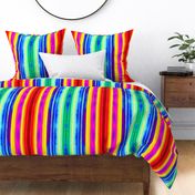 Rainbow Ombre Vertical Stripes