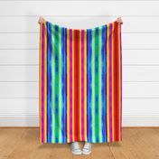 Rainbow Ombre Vertical Stripes