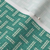 Basket Weave - Aquamarine - MD Scale  