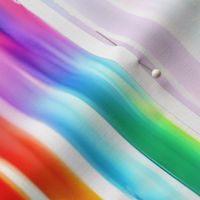 Watercolor Tie Dye Rainbow Stripes