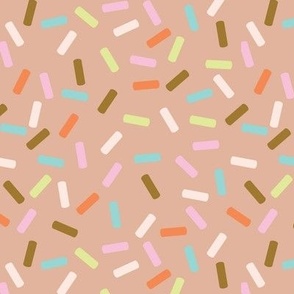COLORFUL SPRINKLES SWEETS_light brown