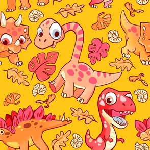 kawaii DINOSAURS on prehistory _ Time Machine