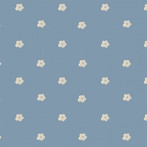 rabbit flower dance blue  pat  50