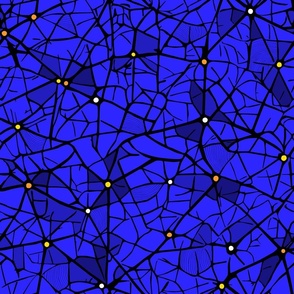 neural network electric blue | medium