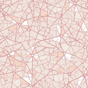 neural network grayish pink | medium