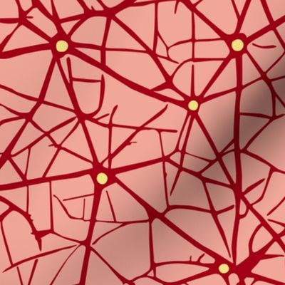 neural network red and tangerine | medium