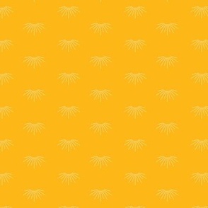 mini - Sunshine, geometric minimal yellow pattern design