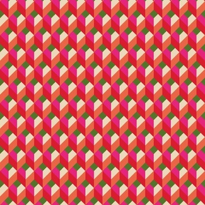 Graphic pattern red