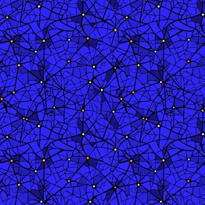 neural network electric blue | small