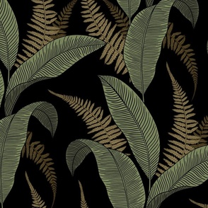 Banana Leaves & Ferns