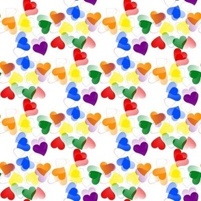 1A. PRIDE RAINBOW HEARTS SM on WHITE