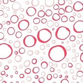 Rising Bubbles Red Bright