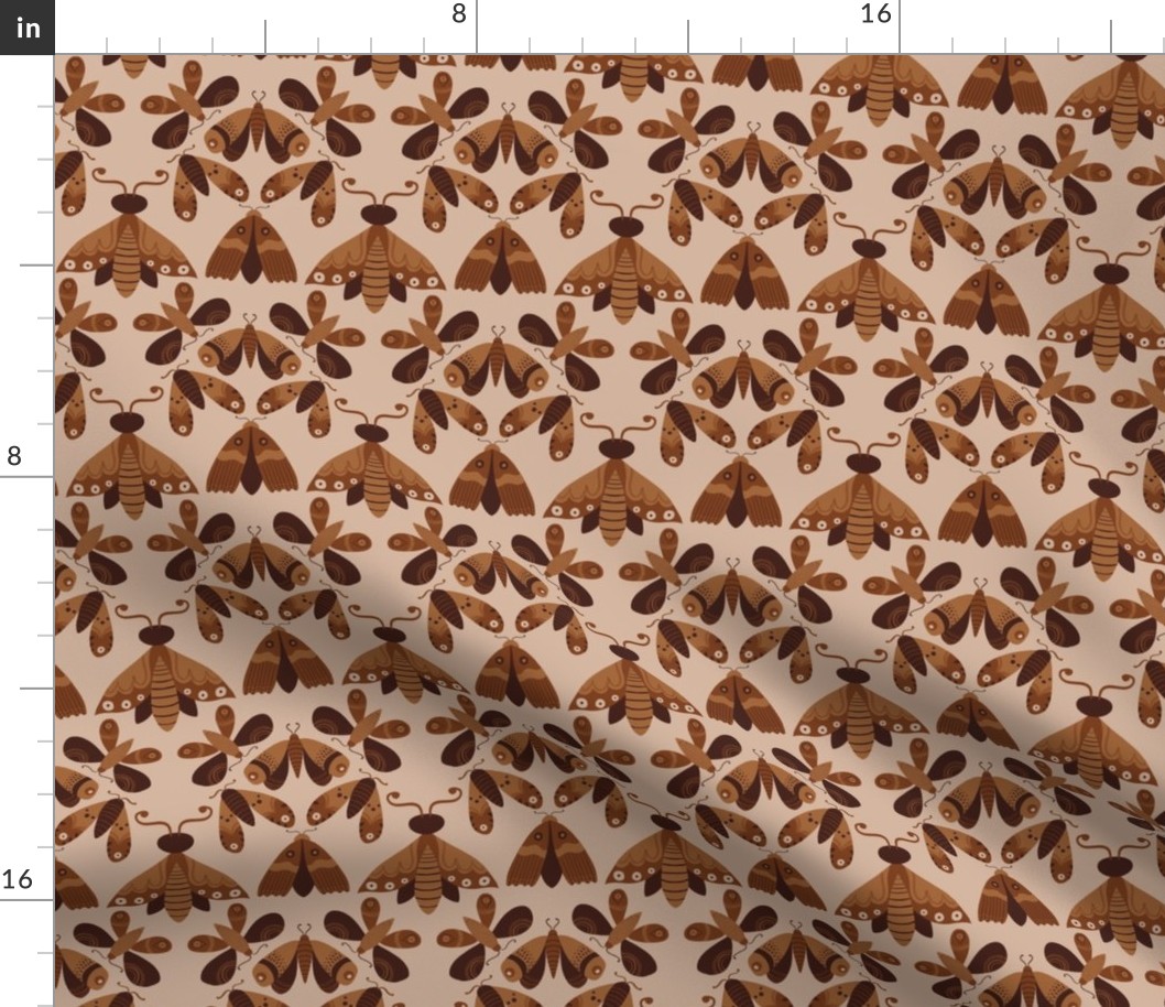 Butterflies earth tones brown small