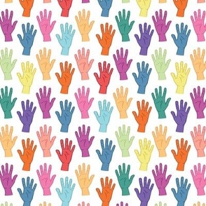 Gender Equality - STOP Homophobia - Colorful Hands