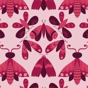 Butterflies pink small