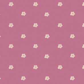 rabbit flower dance pink pattern50