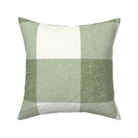 Big Gingham in Sage Green - 24 inch repeat