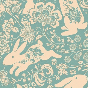 rabbit flower dance turq LS copia