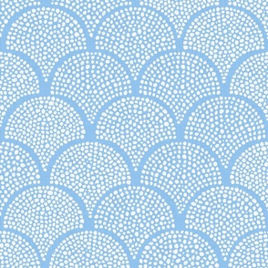 Japanese Fish Scales - Baby Blue / Large