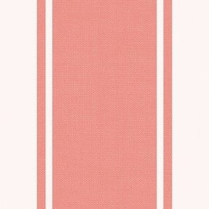 Jill | Peach Blossom | Wide Awning Stripe