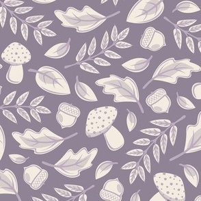 Forest Flora | Dusty Lavender Purple | Nature